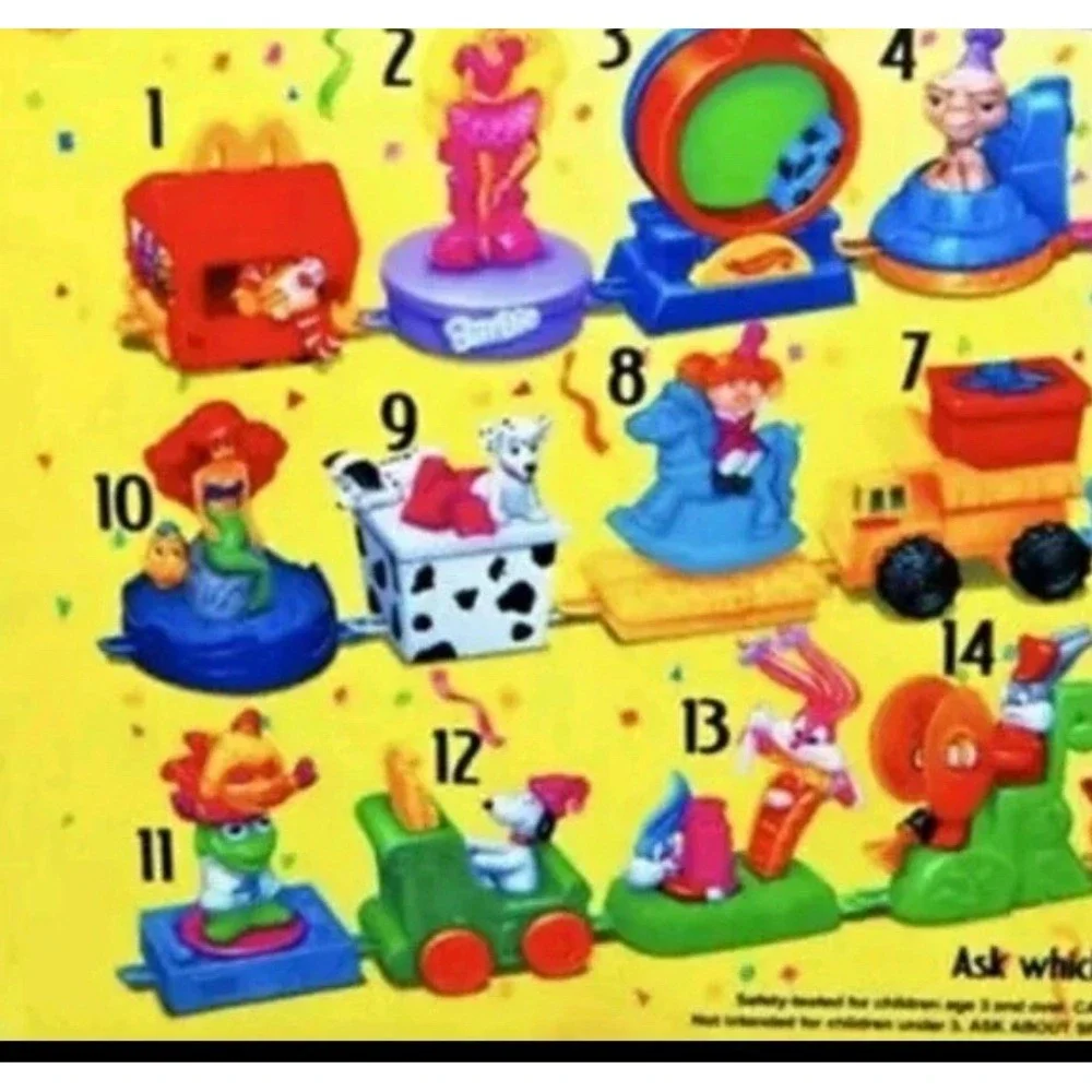 McDonalds Happy Meal 1994 Happy Birthday‎ COMPLETE SET